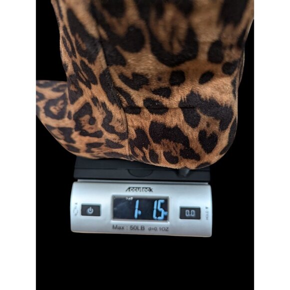 Rampage Womens Cheetah Ankle‎ Booties 7M Teeny Pointed Toe Kitten Heel Mob Wife - Picture 12 of 14